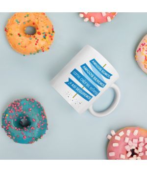 Taza amigos somos como cabra estamos