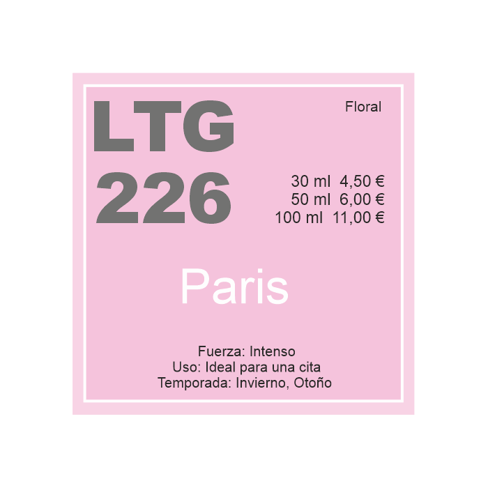 perfume de equivalencia paris  que recordara al paris de YSL