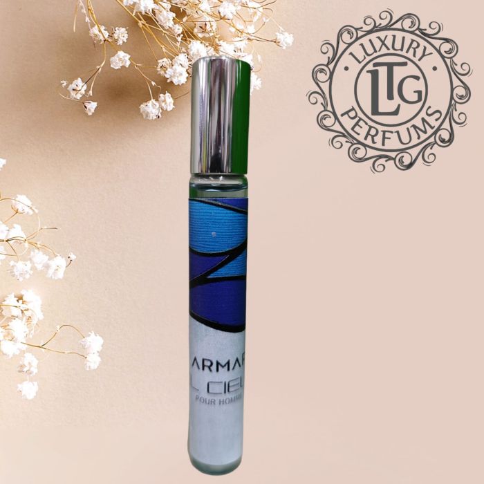 muestra perfume arabe roll on armaf