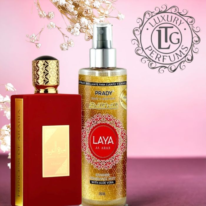 pack princesa arabe con body splash brilli brilli