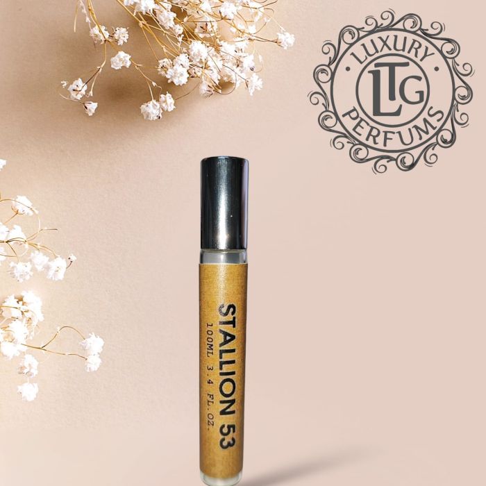 Stallion 53 de Emper perfumes, muestra roll on