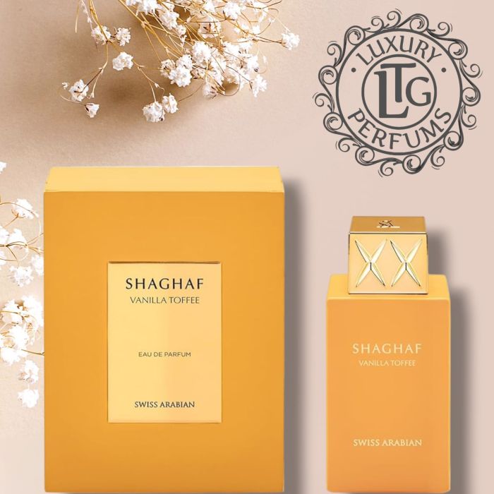 shaghaf vainilla toffee en tienda fisica de Malaga