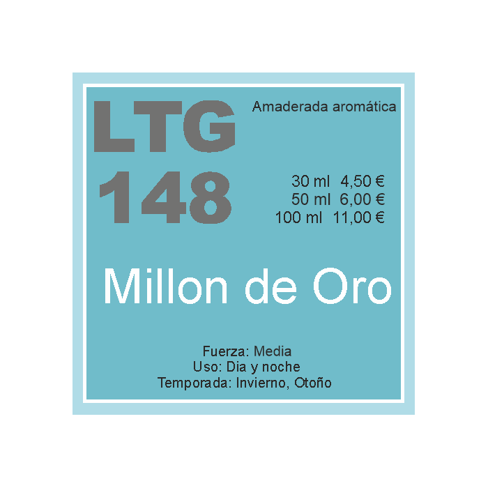 perfume de equivalencia One millon gold hombre