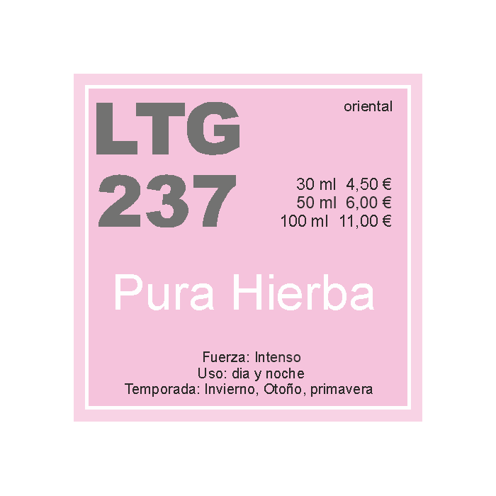 perfume de propia creación con equivalencia a erba pura pudiendote recordar a esta fragancia
