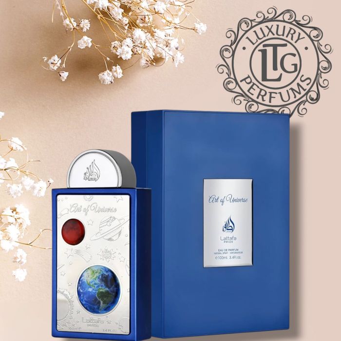 inspirado en Ex Nihilo Blue Talisman. Art Of Universe de Lattafa Perfumes