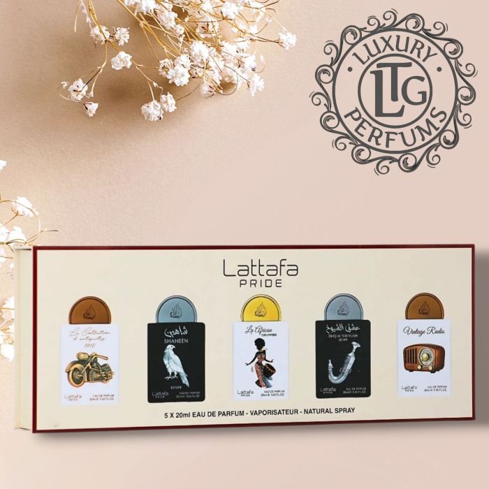 Lattafa Pride/No. 05 Giftset Collection Eau de Parfum 5x20ml en tienda fisica de malaga Lattafa Pride/No. 05 Giftset Collection Eau de Parfum 5x20ml en tienda fisica de malaga